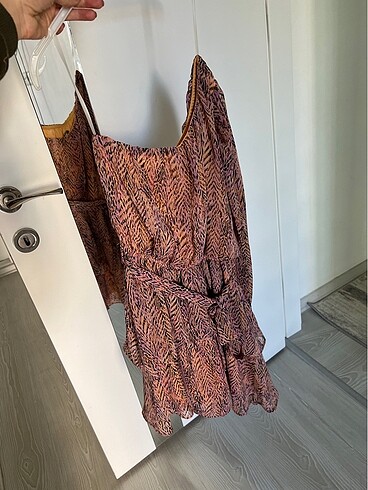 Tek omuz elbise - Görsel 4