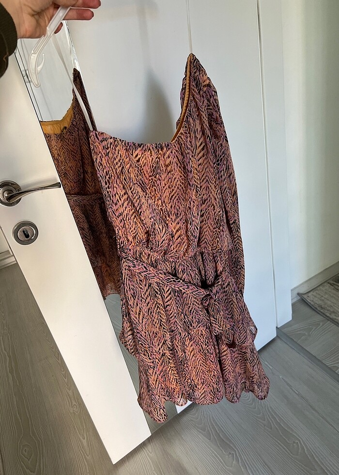 Tek omuz elbise - Görsel 4