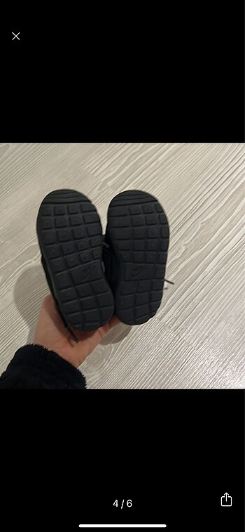 21 Beden siyah Renk Bebek ayakkabı
