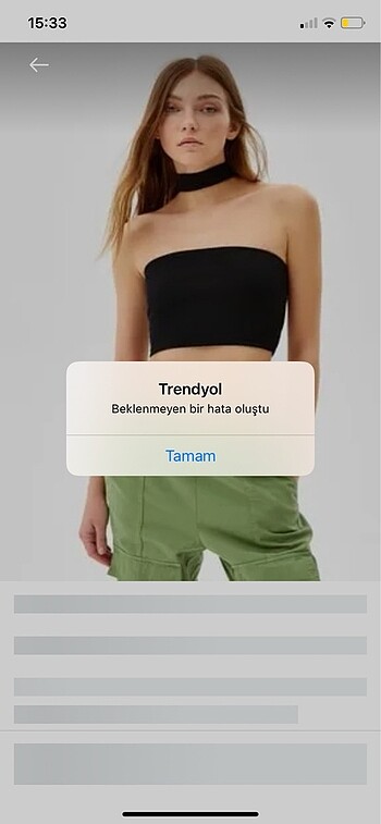 Bershka Siyah Üst