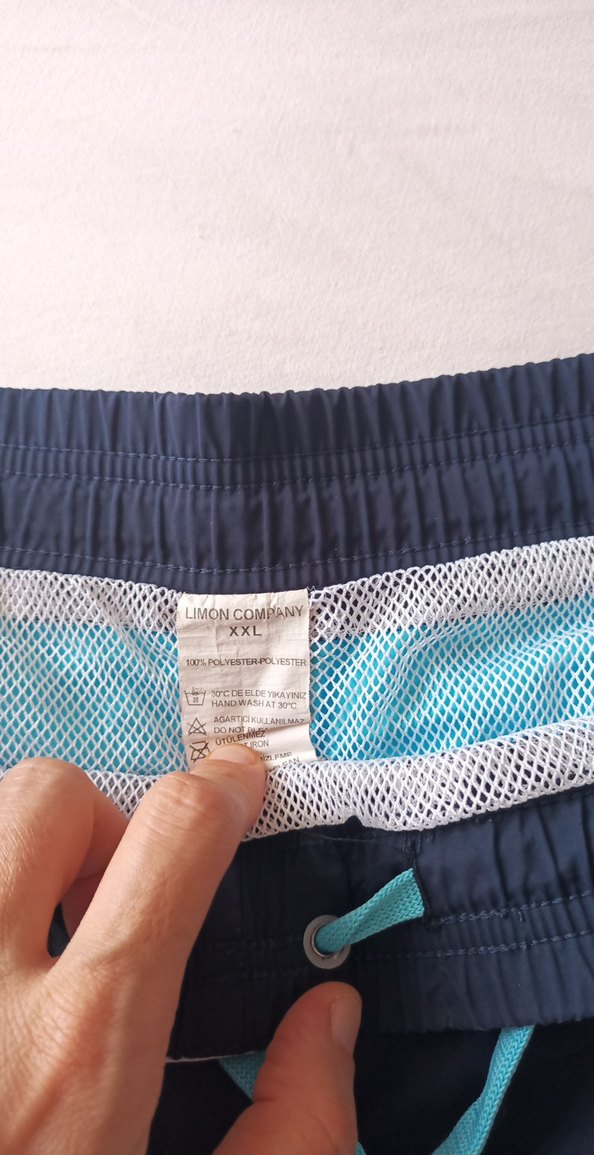 Rahat Kesim Mavi Erkek Mayo - Görsel 3