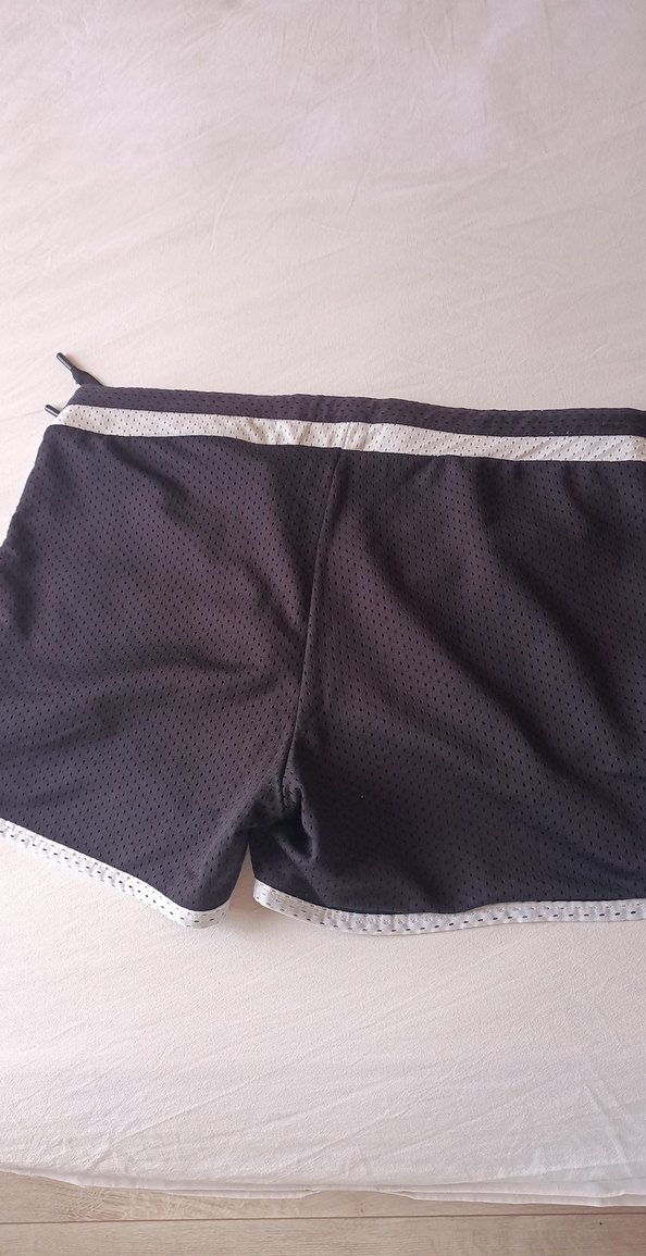 Siyah Kadın Mini Spor Şort - Görsel 4