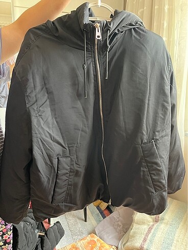 Bershka Bershka şişme mont siyah
