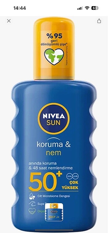 Nivea Sun Güneş Krem Spf50