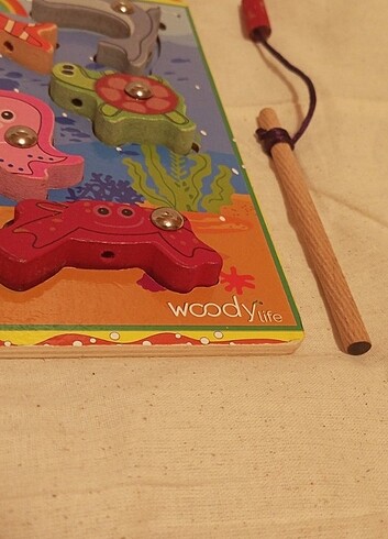 Woody Ahşap mıknatıslı oyuncak 