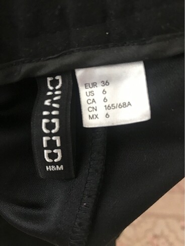 xs Beden siyah Renk H&M kısa elbise