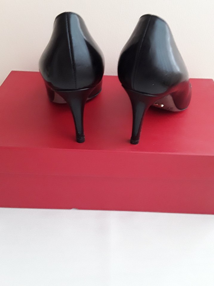 Sergio Rossi Siyah Topuklu Kadın Stiletto - Görsel 3