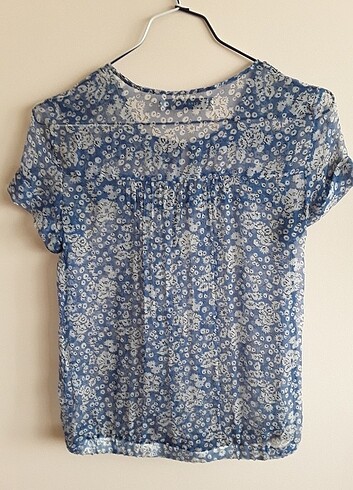 Zara S beden şifon bluz - Görsel 4