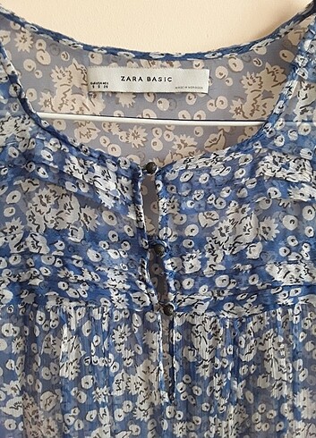 Zara S beden şifon bluz - Görsel 2
