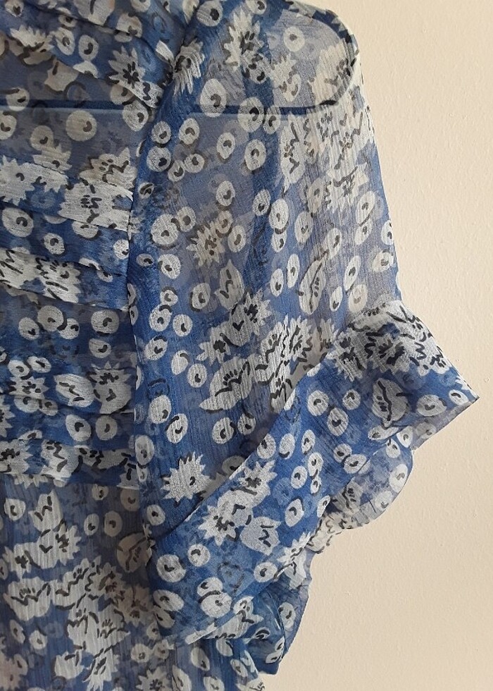 Zara S beden şifon bluz - Görsel 3