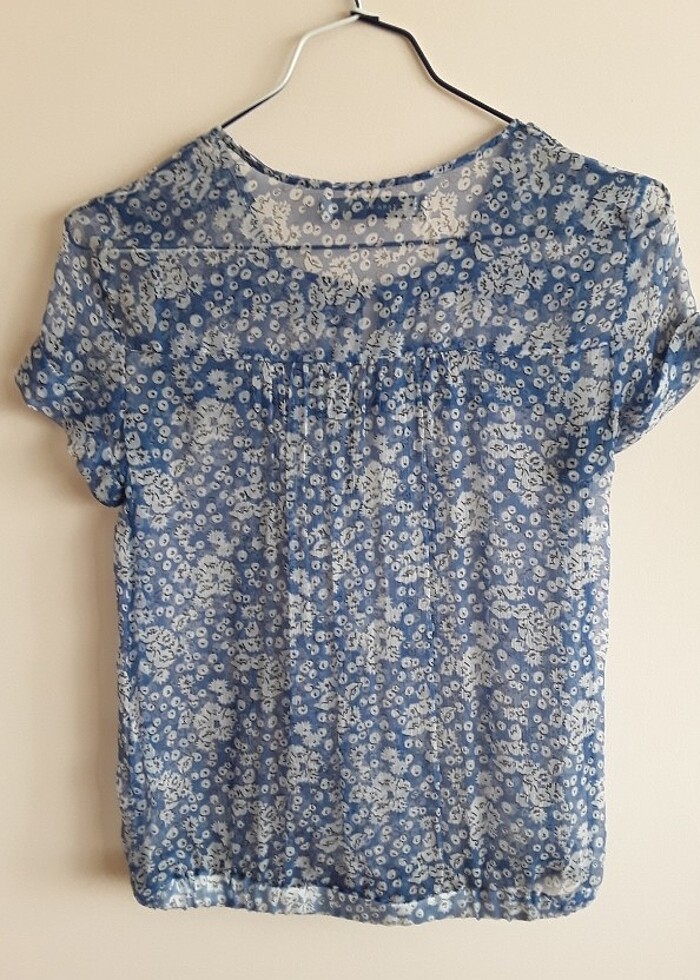 Zara S beden şifon bluz - Görsel 4