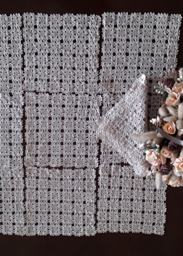 12 adet dantel örtü  - Görsel 3