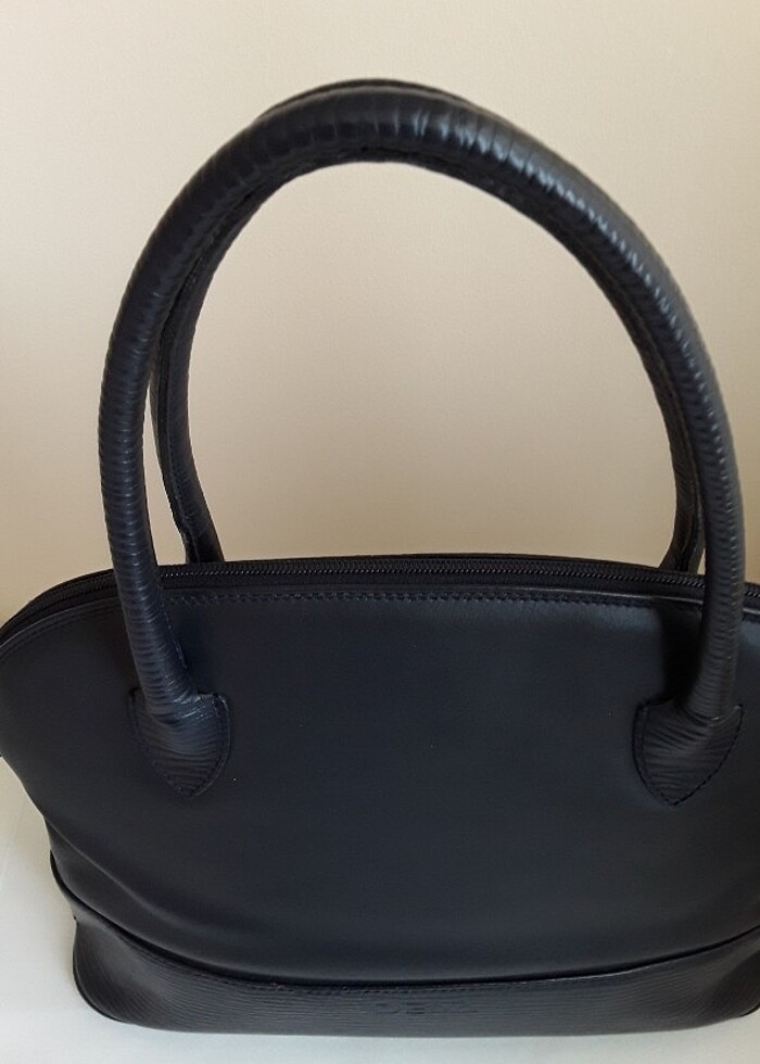 Desa marka gerçek deri, sert dokulu çanta - Görsel 4