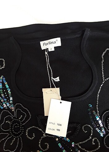 Perlina kolsuz triko - Görsel 6