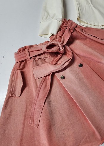 sıfır ve hatali Pembe  Kız Uzun Kollu 3lü Takım - Görsel 4