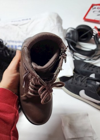 Kahverengi Deri Erkek Çocuk Botu - Görsel 5