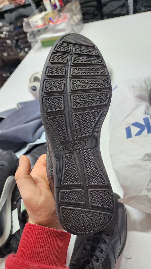 hakiki deri Siyah Bağcıklı Erkek Günlük Ayakkabı - Görsel 2