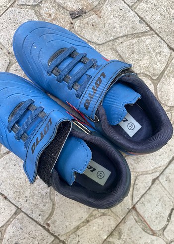 Erkek Mavi Spor Ayakkabı Velcro Bantlı