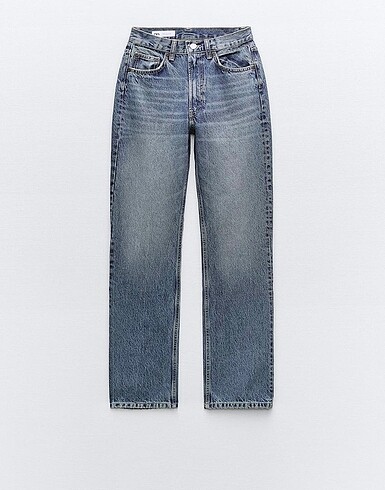 Zara Zara High Rise Straigth Fit Trf Jean