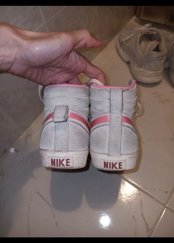 Pembe Gri Nike Bilekli Spor Ayakkabı - Görsel 6