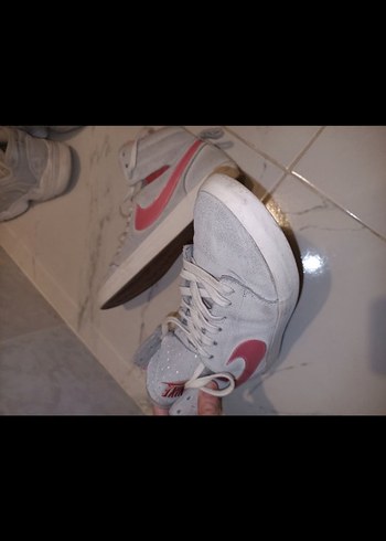 Pembe Gri Nike Bilekli Spor Ayakkabı - Görsel 5