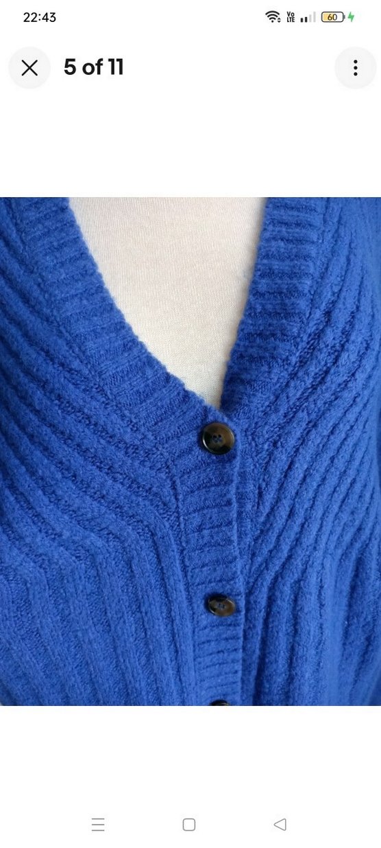 Anthropologie Moth yünlü oversize hirka - Görsel 4