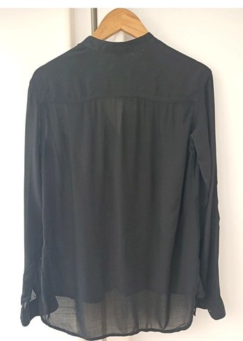 Siyah V Yaka James Perse gömlek - Görsel 2