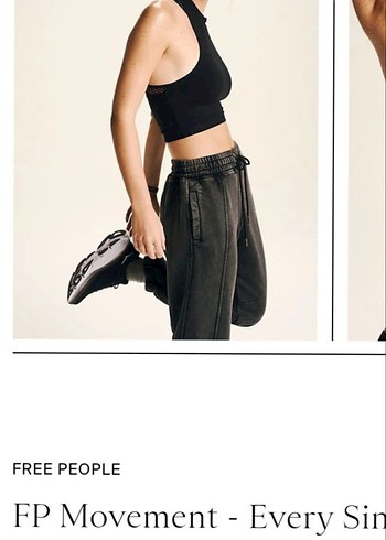 Free People Yüksek Yakalı Kolsuz Crop Üst - Görsel 2