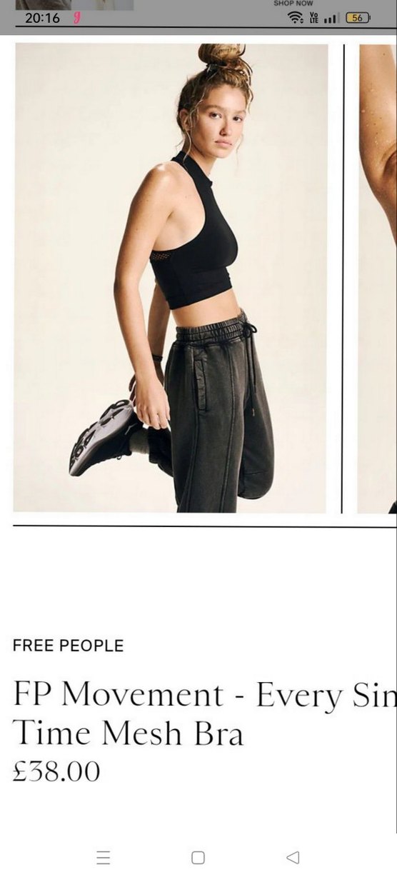 Free People Yüksek Yakalı Kolsuz Crop Üst - Görsel 2