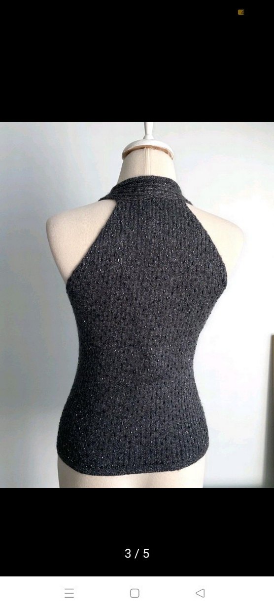 Inc İnternational Concepts kolsuz kazak süveter - Görsel 3