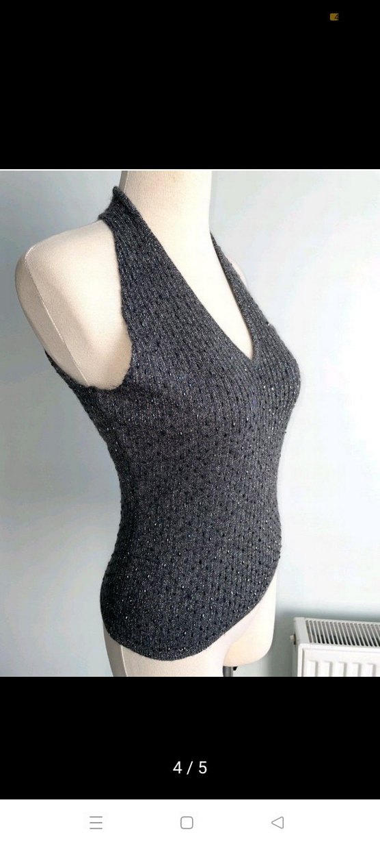 Inc İnternational Concepts kolsuz kazak süveter - Görsel 4