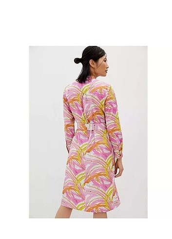 Anthropologie Vera Anthropologie desenli elbise