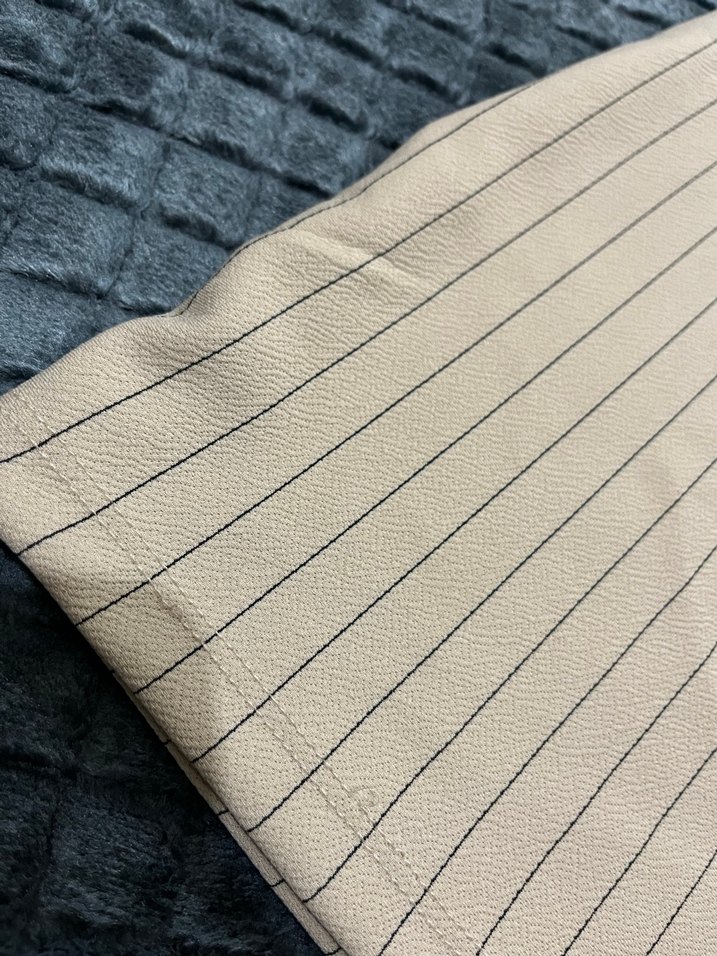 Bej Pilili Midi Kadın Etek - Görsel 2