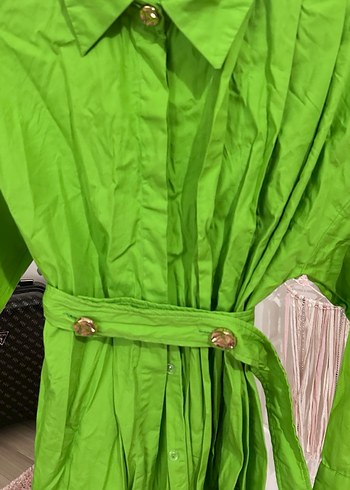 Yeşil Kadın Mini Tunik - Görsel 6