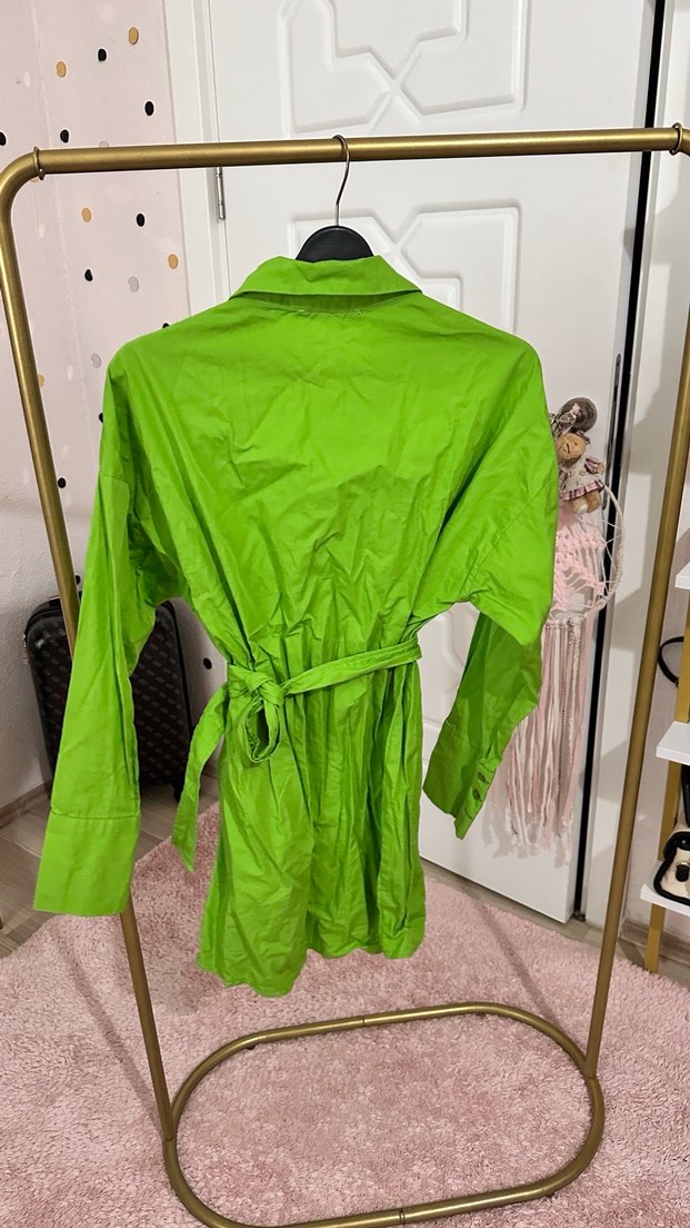 Yeşil Kadın Mini Tunik - Görsel 5