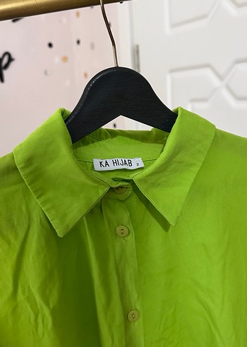 Yeşil Salaş Midi Tunik - Görsel 7