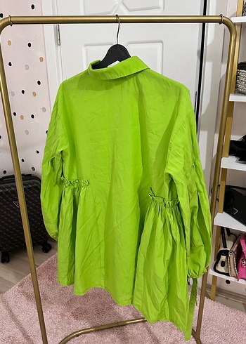 Yeşil Salaş Midi Tunik - Görsel 4