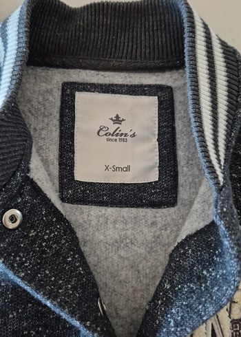 Colin's Gri Düğmeli Erkek Çocuk Sweatshirt Ceket