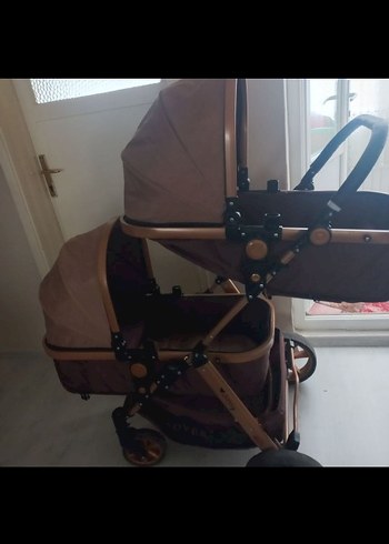 Kahverengi Bebek Arabası Seti - Görsel 2