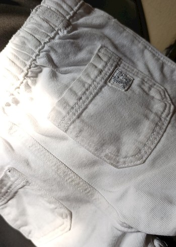 Beyaz Pamuklu Erkek Şort - Görsel 2