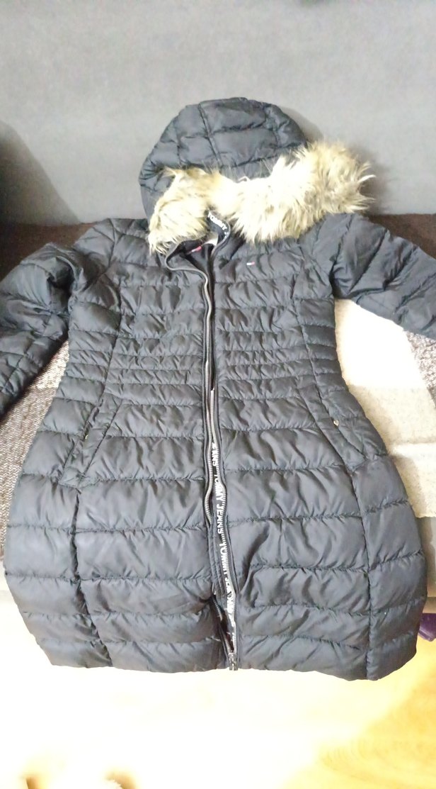 Gri Kürklü Kadın Kışlık Mont - Görsel 3