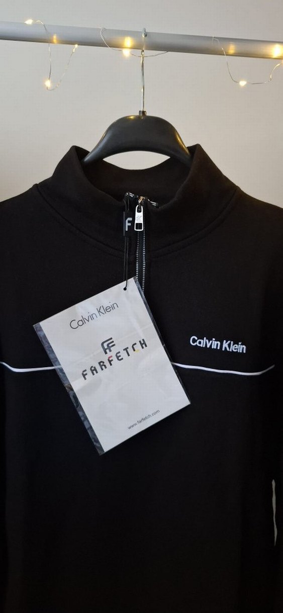 Calvin Klein Siyah Fermuarlı Erkek Sweatshirt - Görsel 3