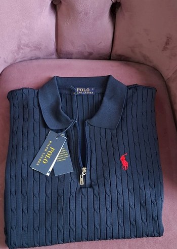 Erkek Polo Yaka Ralph Lauren Triko Kazak - Görsel 4