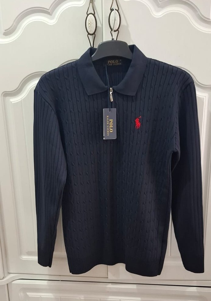 Erkek Polo Yaka Ralph Lauren Triko Kazak - Görsel 2