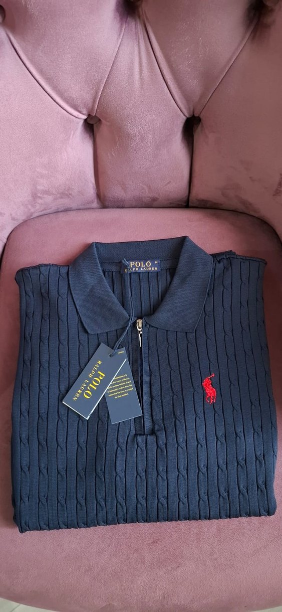 Erkek Polo Yaka Ralph Lauren Triko Kazak - Görsel 3