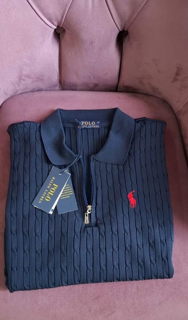 Erkek Polo Yaka Ralph Lauren Triko Kazak - Görsel 4