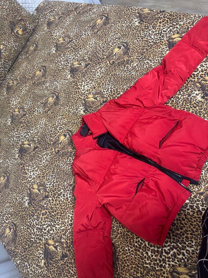 Koyu Kırmızı HM mont - Görsel 2