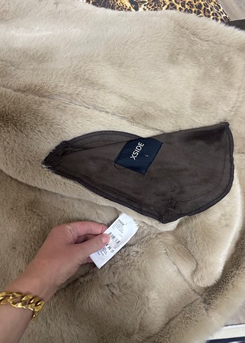 Kahverengi Süet Kürklü Kadın Ceket - Görsel 2