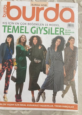 Burda Hobi Kışlık Temel Giysiler Dergisi