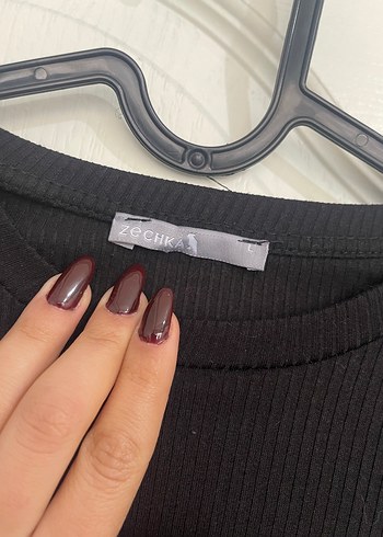 Siyah Kadın Uzun Kollu Fitted Bluz - Görsel 4